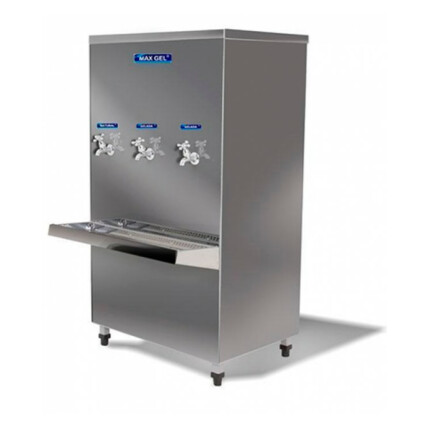 Resfriador de água 100 litros 3 torneiras padrão / 220v - Max Gel